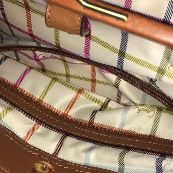 Coach Ergo Signature Denim Satchel - Picture 5 of 6